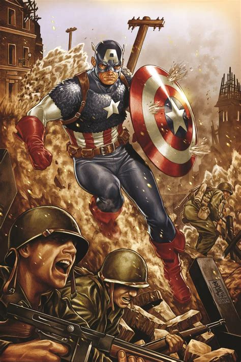 All New All Different Avengers 4 150 Variant Captain America Art
