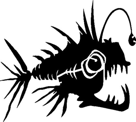 Angler Fish Stencil By Longquang 3d Model