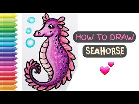 Karena itu, kita perlu menciptakan lingkungan akuarium dengan tidak sedikit komponen. CARA MENGGAMBAR KUDA LAUT | How to draw seahorse - YouTube