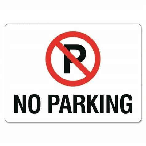 Order from our huge range of signs or customise it. No Parking Sign (and Symbol) - The Signmaker
