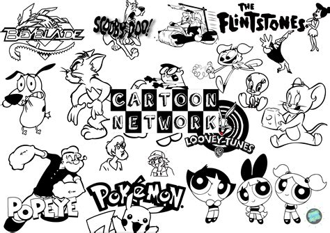 Old Cartoon Network Characters Coloring Pages