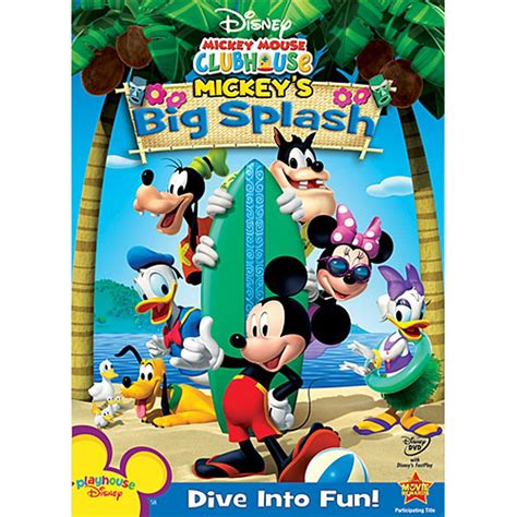 Mickey Mouse Clubhouse Mickeys Big Splash Dvd Official Shopdisney At