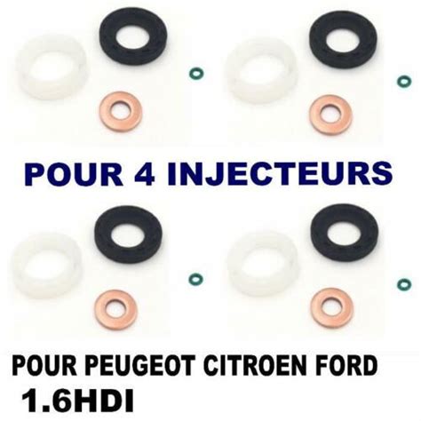 Kit Joint Pour Injecteurs Hdi Citro N Peugeot Ford Fiat Oem