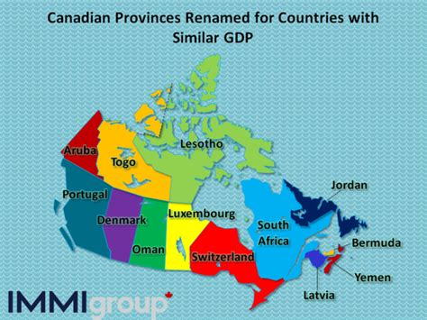 canadian provinces by gdp presentation magazine u s states lesotho togo luxembourg oman