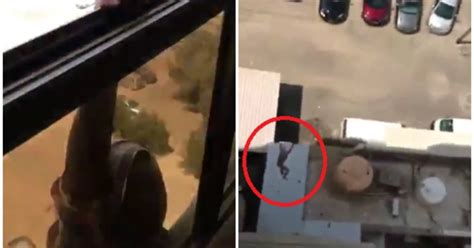 shocking video shows kuwaiti woman filming her maid falling from balcony instead of helping her