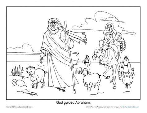 Abraham coloring pages with quotes from the king james bible: Pin by Naomi Abbott on Sunday School | Abraham and lot ...