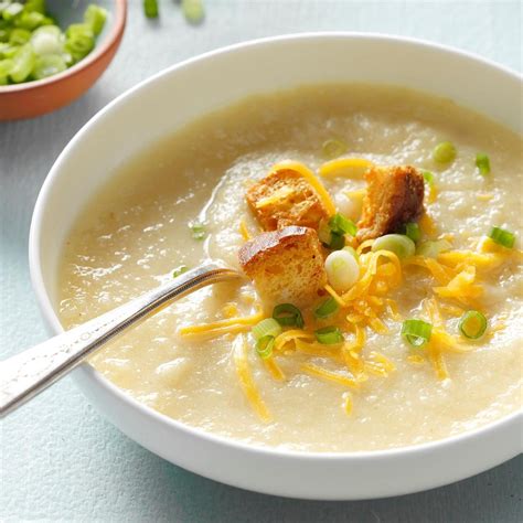 Slow Cooker Creamy Cauliflower Soup Recipe Taste Of Home