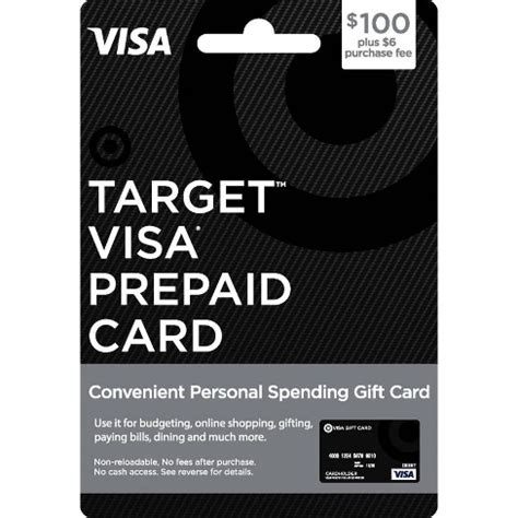 Visa Prepaid Card - $100 + $6 Fee : Target