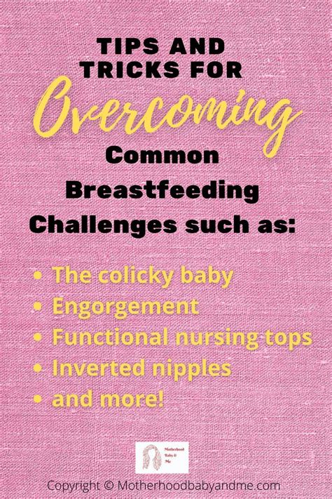 Tips And Tricks For Overcoming Common Breastfeeding Challenges