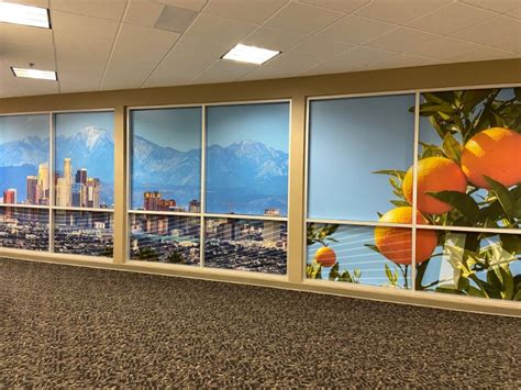 Office Window Graphics Create A Serene Space For Employees To Work In