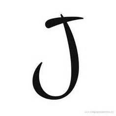 A cursive capital j is a bit difficult to master. Alphabet Letters Black Cursive J | Love