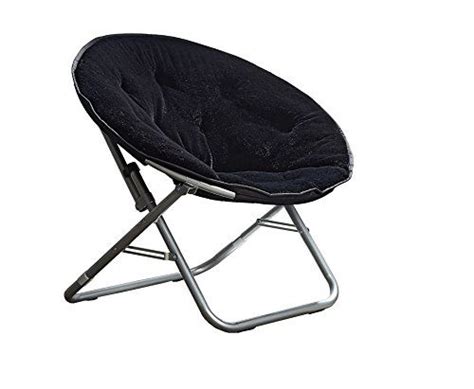 If comfort is of the utmost importance to you, this foldable camp chair is incredibly durable, supportive, and ideal for long nights of sitting around the campfire. Folding Lounge Chair Fabric Metal Saucer Chair Indoor ...