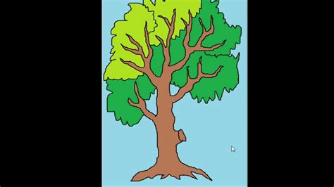 Hd1080p Tutorial Cara Menggambar Pohon Yang Sederhana Dan Mudah Tapi