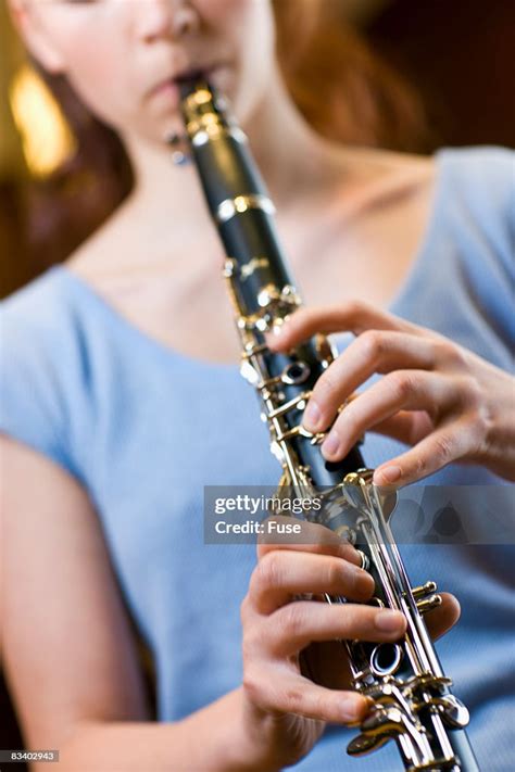 Teenage Girl Playing Clarinet High Res Stock Photo Getty Images