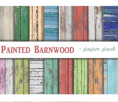Painted Barnwood Textures Paper Pack Digital By Digitalalice Barn