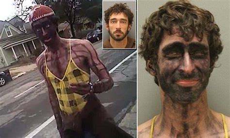 Mugshot Shows Man Covered In Black Ink Who Told Police I Am The Law