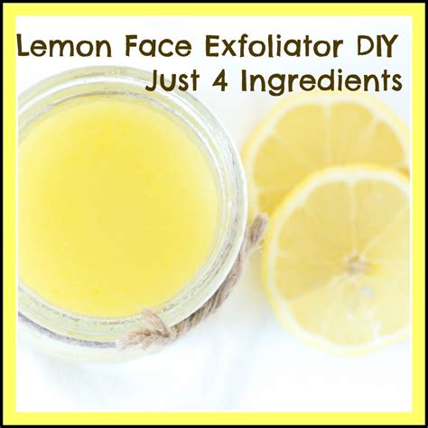 homemade face exfoliator with just 4 ingredients