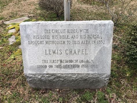 Lewis Chapel Historical Marker