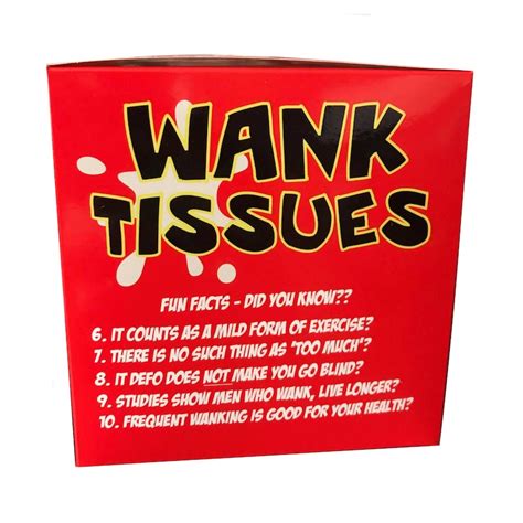 Wank Tissues Funny Novelty Joke Birthday Secret Santa Ts For Men Him