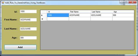 How To Add Row In Datagridview From Textbox And Combobox In C Urduhindi Images