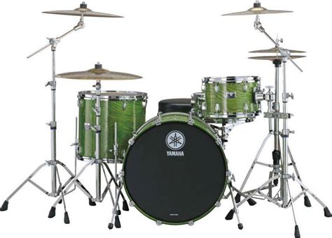 Yamaha Rock Tour 4 Piece Drum Kit Textured Green Long And Mcquade