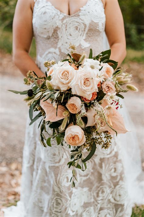 Wedding Bouquets Sunshine Coast Peonies Roses Natives