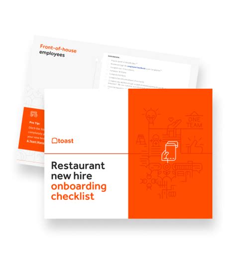 free restaurant new hire onboarding checklist toast toast pos