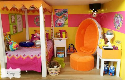 American Girl Julies Bedroom Doll Dollhouse Julies Egg Chair Julies