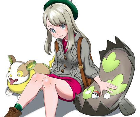 Gloria Yamper And Galarian Stunfisk Pokemon And 1 More Drawn By