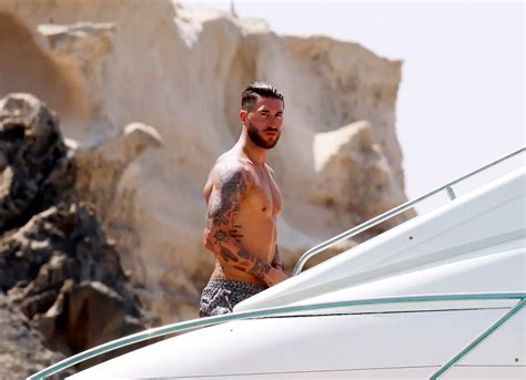 Real Madrid Star Sergio Ramos Spending Some Time With His Friends On A