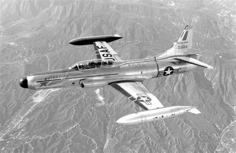 Us Air Force Lockheed F 94c Starfire Sn 50 966 A Rocket Equipped