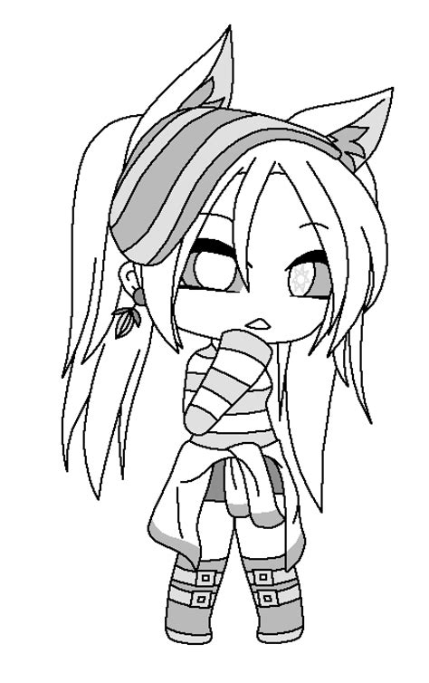 Gacha Life Coloring Pages Cute Yolando Atkinson