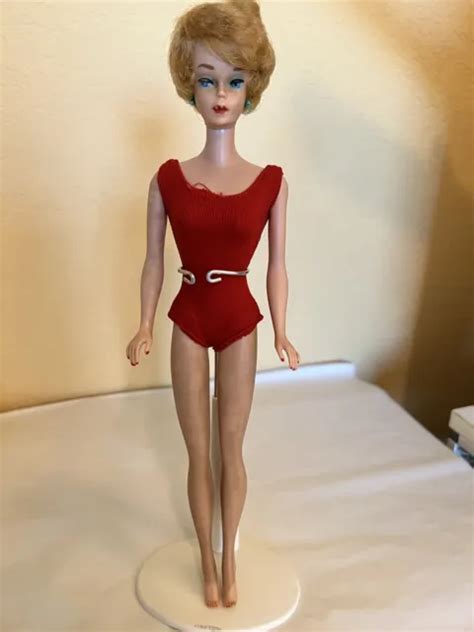 Vtg Barbie Original Red Helenca Swimsuit S Japan Picclick