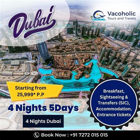 Dubai Tour Package 5d4n At Best Price In Ahmedabad Id 2850457630655