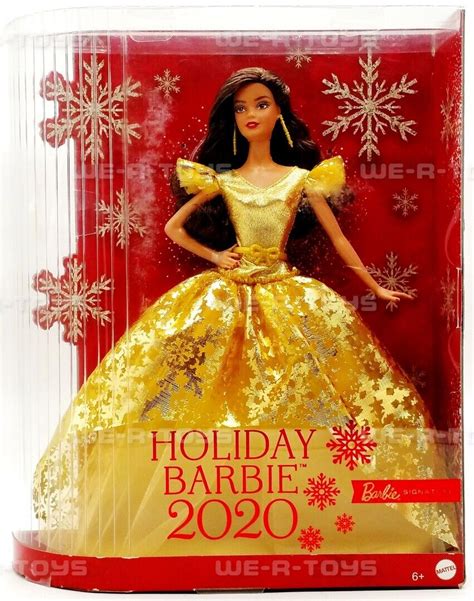 Barbie 2020 Holiday Doll Hispanic Mattel Ght56 887961801514 Ebay