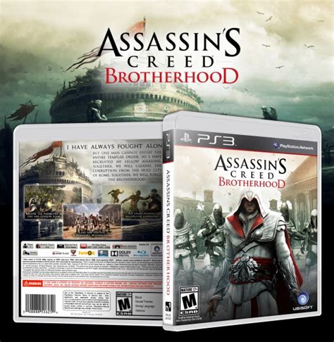 Assassins Creed Brotherhood Playstation 3 Box Art Cover By Solid Romi