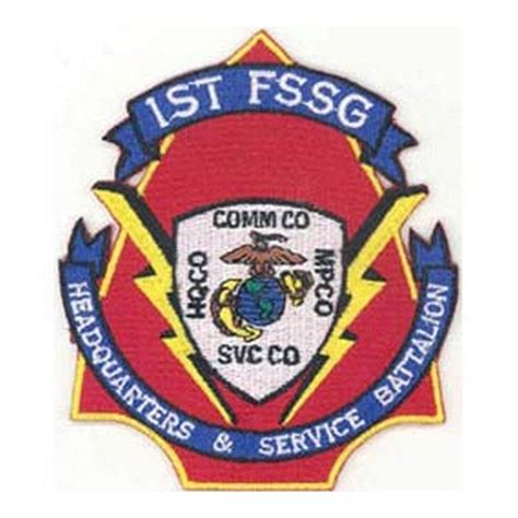 1st Fssg Headquartersservice Bn Patch Us Marine Corps Marine