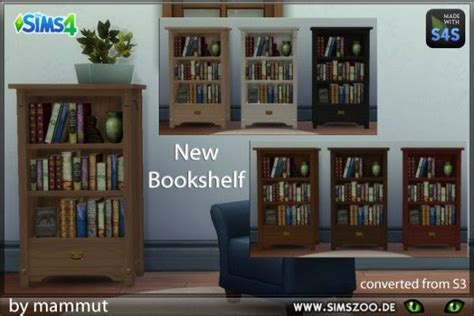 Blackys Sims 4 Zoo Bookshelf Mission By Mammut • Sims 4 Downloads The