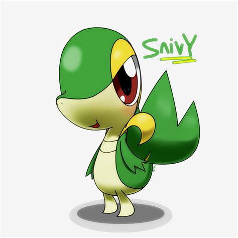 Snivy By Hoyeechun On Deviantart