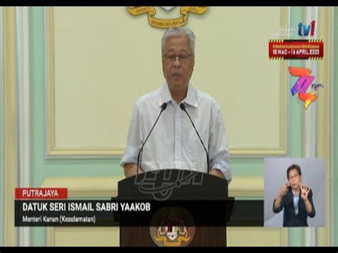 Ahli politik malaysia (ms) ismail sabri yaakob, ismail sabri bin ab yaakob (ms); Sidang Media PKP Covid-19 - Datuk Seri Ismail Sabri bin ...