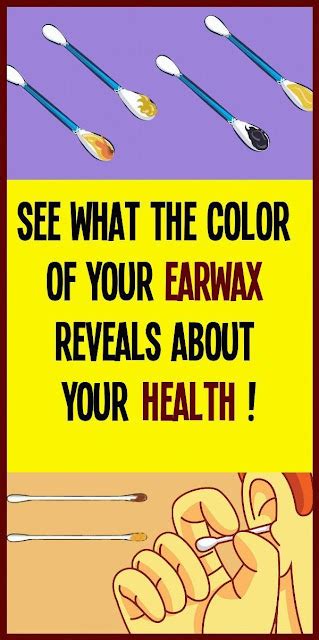 See What The Color Of Your Earwax Reveals About Your Health