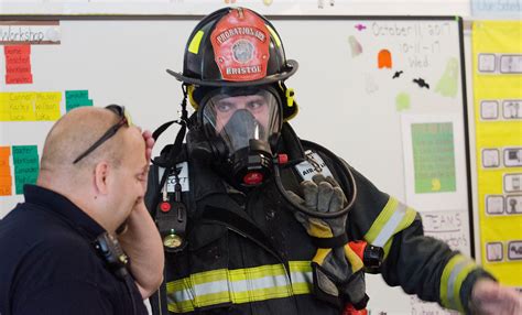 Bristol Firefighters Talk Safety At Colt Andrews School