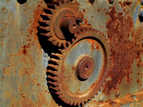 Free Images Wood Technology Wheel Old Steel Rust Gear Metal