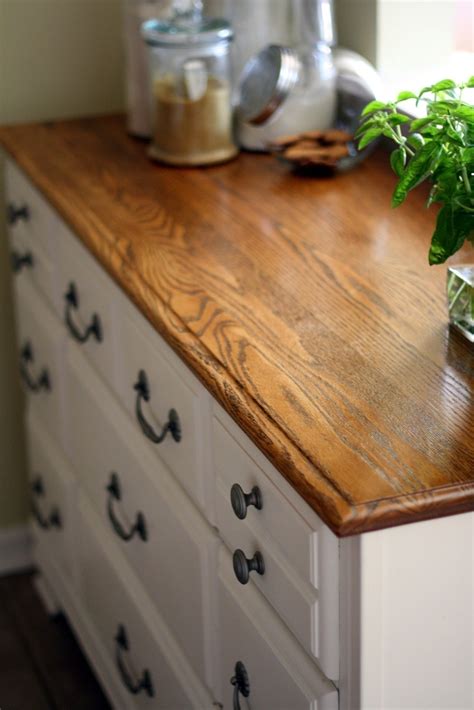 Again, just like with the drawer front sizes, there are two main options that you may run into. Upcycled Dresser Turned Kitchen Cabinet · How To Make A ...