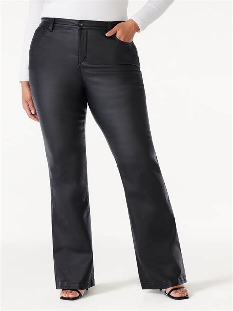 sofia jeans women s plus size melisa flare high rise trouser jeans 32 5 inseam sizes 14w 28w