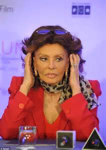 Sophia Loren 79 Attends Press Conference In Italy Daily Mail Online