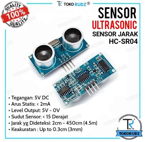 Jual Sensor Ultrasonic Modul Sensor Ultrasonik Jarak Arduino Hc Sr Di