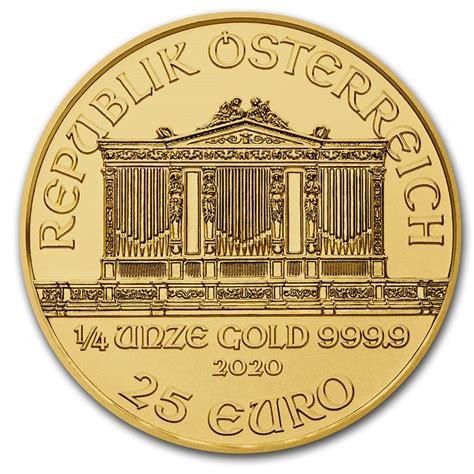 Wiedeńscy Filharmonicy 1/4 uncji złota | Złoto \ Złote monety | Mennica ...