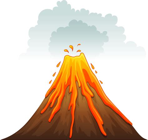 Volcano Eruption Vector Art Icons And Graphics For Free
