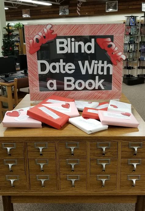 Blind Date With A Book School Library Displays Library Displays